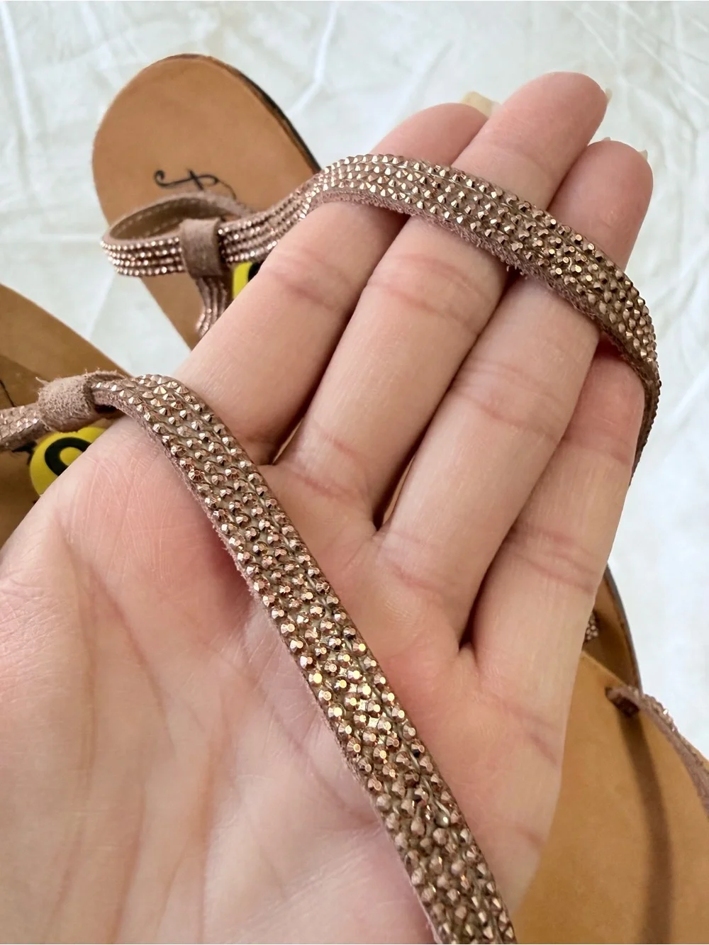 Free People | SZ 40 (US 9) | Pink/Nude Crystal Cove Sandals Lightweight